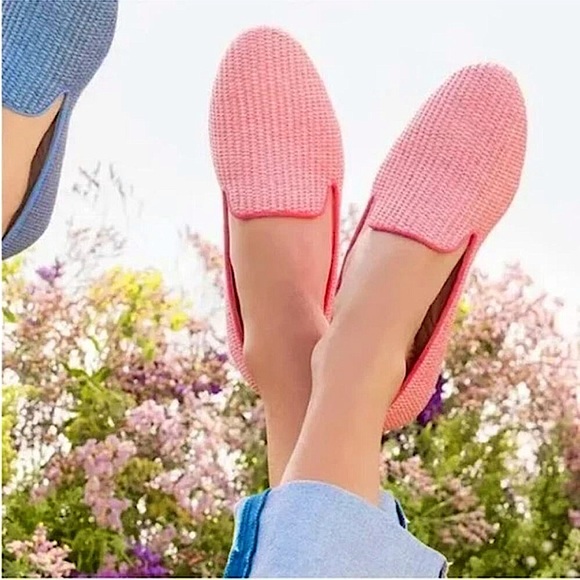 Birdies The Starling Flats in Lipstick Raffia Size 10 - Picture 1 of 13